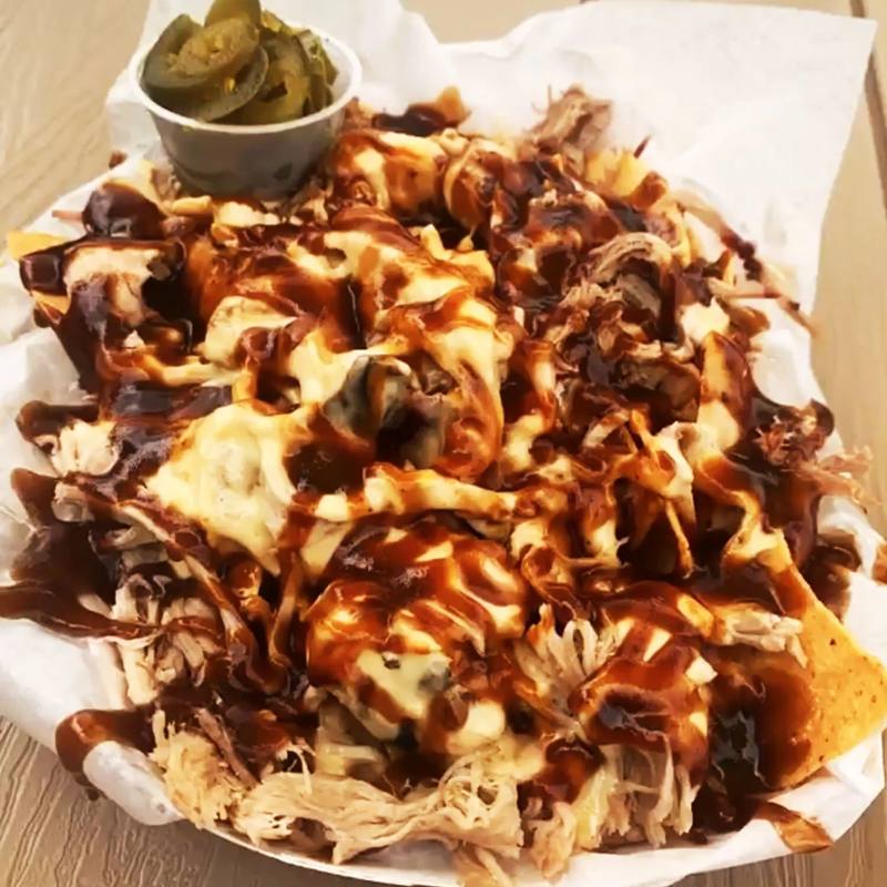 BBQ nachos