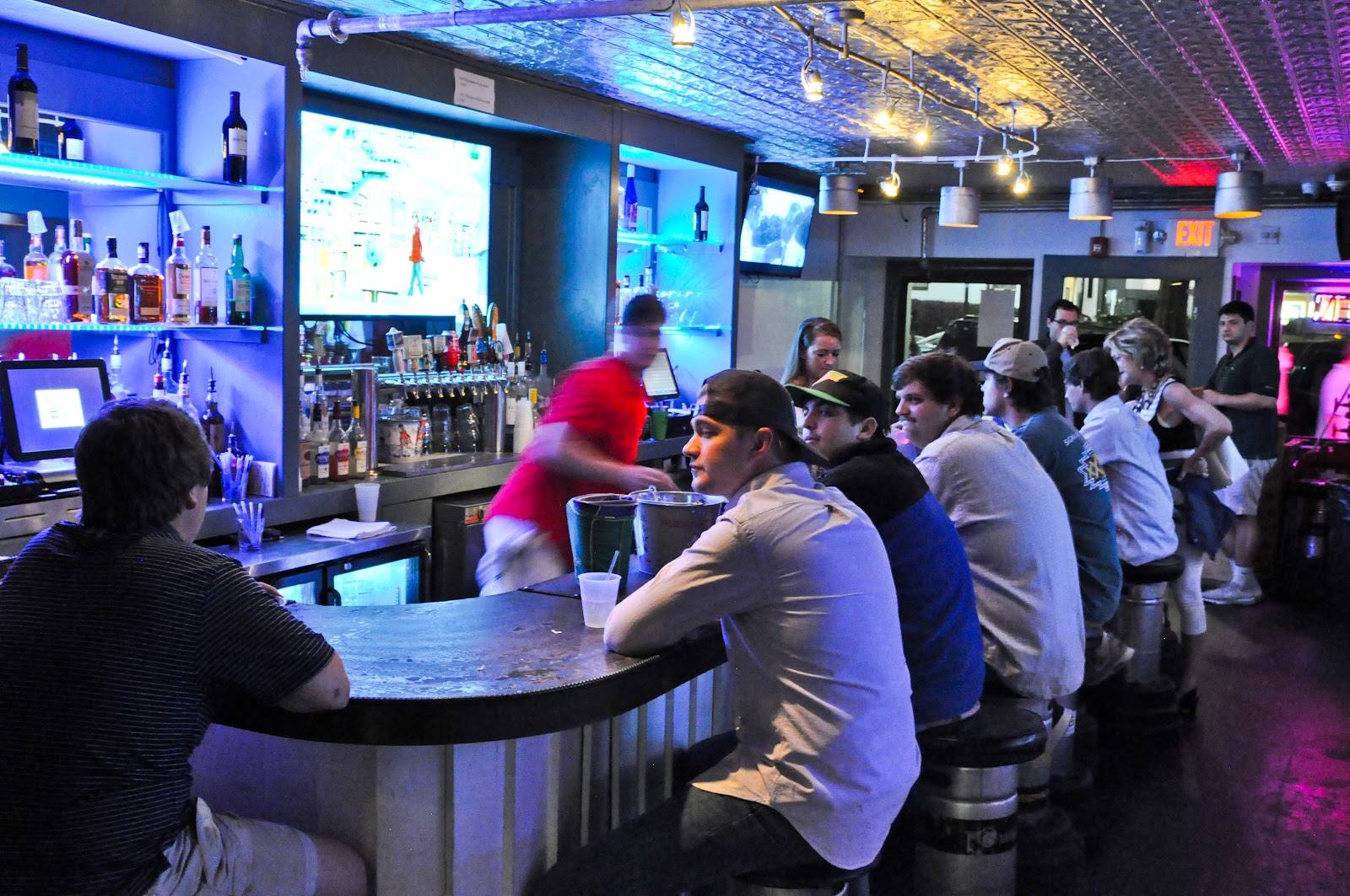 The downstairs bar at Round Table